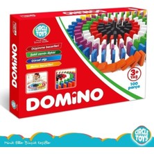 Circle Toys Domino Oyunu Renkli Ahşap 100 Parça