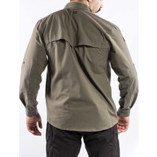 VAV Wear TACTEC01 Tactical Özel Tasarım Gömlek Yüksek Mukavemetli Polyester Ribs Kumaş