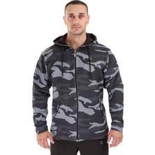 Big Sam Erkek Spor Ceket Koşu Outdoor Oversize Kapşonlu 4070