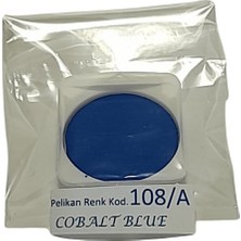 Pelikan Suluboya Tableti Tekli 6,5 Gram 108/A Cobalt Blue - Kobalt Mavi