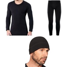 Baggor Askeri Siyah 3'lü Termal Takım Alt Üst Bere