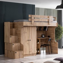 Setay Viva Ranza 2 Kapaklı Dolap Çalışma Masası