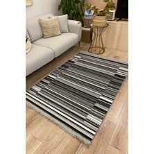 Rugs Modern Mira 2081 Siyah Çizgi Desen Halı