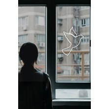 Msticker Masumlar Apartmanı Barış Güvercini Cam Duvar Stickerı