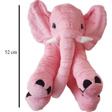 Furkan Toys  Peluş Fil Pembe 52 cm