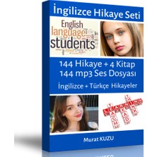 Enine Boyuna Eğitim İngilizce Sesli Hikayeler Kitap Seti (4 Kitap)