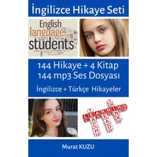 Enine Boyuna Eğitim İngilizce Sesli Hikayeler Kitap Seti (4 Kitap)