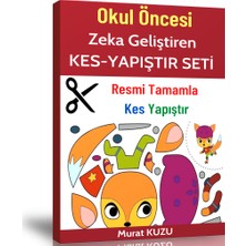 Okul Öncesi Zeka Geliştiren Kes-Yapıştır Seti