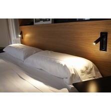 Vonalight Modern Dekoratif 3W LED Yatak Başı Okuma Lambası 3000K Siyah (1ADET)