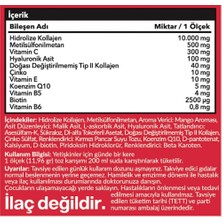 Q-Collagen Hidrolize Kollajen Tip 1-2- 3, Vitamin C