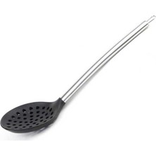 Epinox Krommet Epinox 7'li Silikon Mutfak Seti-Kevgir, Spatula, Kepçe, Kaşık, Spagetti Kaşığı, Çırpıcı, Yan