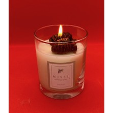 Missi Paçuli kokulu Kozalak Temalı Vegan Mum