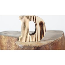 Dünyadan Hediyeler Ahşap Harf Mumluk