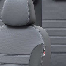 Otom Seat Ibiza 2017-Sonrası Özel Üretim Koltuk Kılıfı Istanbul Design Füme - Siyah