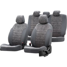 Otom V.w. Transporter T-5 2004-2015 5+1 (6 Kişi) Özel Üretim Koltuk Kılıfı Milano Design Füme