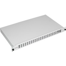 Canovate Fiber Patch Panel 48 Port Sürgülü Sonlandırma Kutusu Karbon Çelik (Dkp) 19'' 1u 482X254 (Boş) 2 Yıl Üretici Garantili