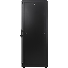 Canovate 42U 800X800MM 19''dikili Tip Network Rack Kabinet Siyah Çelik Sac Ön Cam Kapı Montajlı Ral 9005 2 Yıl Üretici Garantili