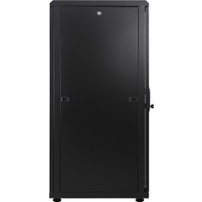 Canovate 32U 800X800MM 19''dikili Tip Network Rack Kabinet Siyah Çelik Sac Ön Cam Kapı Montajlı Ral 9005 2 Yıl Üretici Garantili