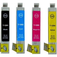 Xplus Epson Stylus SX535WD Uyumlu T1291-1292-1293-1294 4 Renk Muadil Kartuş Takım