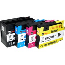 Photo Print HP 932XL Uyumlu Yüksek Kapasite 4 Renk Muadil Kartuş Seti