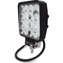 Yağmur 16 LED 'li Off Road Çalışma ve Sis Lambası 48WATT 12  24 Volt 4'lü