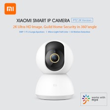 Xiaomi Ptz Pro 2K Dahili Ağ Geçidi 3MP Akıllı IP Kamera - Beyaz (Yurt Dışından)