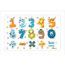 Walldeco Çocuk Eğitici Ahşap Puzzle Rakamlar