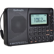 Auvc HRD-603 Taşınabilir Radyo Am / Fm / Sw / Bt / Tf Cep (Yurt Dışından)