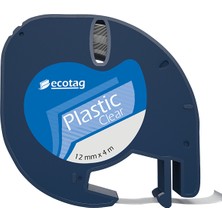Dymo Letratag Etiket Yazıcı ve Ecotag Muadil Plastik Yedek Şerit Etiket 10'lu