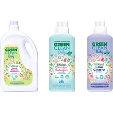 U Green Clean Baby Bitkisel Emzik Temizleyici 2.75 Lt Çamaşır Deterjanı 1 Lt Leke Çıkarıcı 1 Lt 3'lü Set