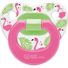 Wee Baby 835 Desenli Gövdeli Damaklı Emzik No:3