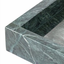 Lux & Marble Verde Marta - Yeşil Mermer Tepsi