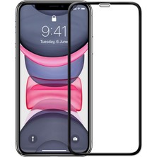 Mobiltem Apple iPhone 11 Ekran Koruyucu 5D Tam Kaplama Cam