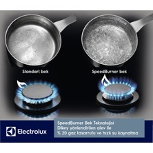 Electrolux EGS6436SX SpeedBurner Inox Ankastre Ocak