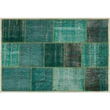 Sempati Halı Patchwork Eskitme El Dokuma Halı 120 x 180 cm
