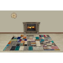 Sempati Halı Özel Patchwork E Dokuma Halı 160 x 230 cm