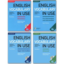 Cambridge Yayınları English Vocabulary In Use 4 Kitap Takım + 4 CD - Michael Mccarthy