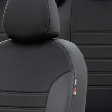 Otom Ford S-Max 2006-2015 (7 Kişi) Özel Üretim Koltuk Kılıfı Paris Design Füme - Siyah