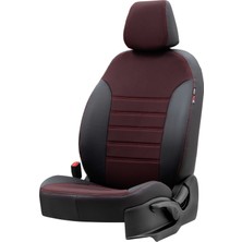 Otom Seat Cordoba 2003-2009 Özel Üretim Koltuk Kılıfı Paris Design Kırmızı - Siyah