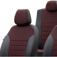 Otom Seat Cordoba 2003-2009 Özel Üretim Koltuk Kılıfı Paris Design Kırmızı - Siyah