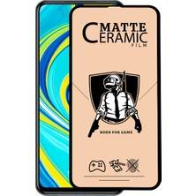 KZY Xiaomi Redmi Note 9S Tam Kaplayan Mat Seramik Nano Esnek Ekran Koruyucu Şeffaf