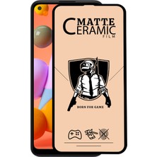 KZY Samsung Galaxy A11 Tam Kaplayan Mat Seramik Nano Esnek Ekran Koruyucu Şeffaf