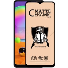 KZY Samsung Galaxy A31 Tam Kaplayan Mat Seramik Nano Esnek Ekran Koruyucu Şeffaf