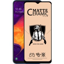 KZY Samsung Galaxy A50 Tam Kaplayan Mat Seramik Nano Esnek Ekran Koruyucu Şeffaf