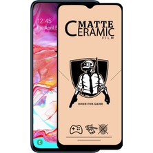 KZY Samsung Galaxy A70 Tam Kaplayan Mat Seramik Nano Esnek Ekran Koruyucu Şeffaf