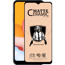 KZY Samsung Galaxy M01 Tam Kaplayan Mat Seramik Nano Esnek Ekran Koruyucu Şeffaf