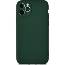 KZY Apple iPhone 11 Pro Kılıf Kamera Korumalı Premier Silikon Kapak Petrol
