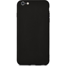 KZY Apple iPhone 6s Plus Kılıf Kamera Korumalı Premier Silikon Kapak Siyah