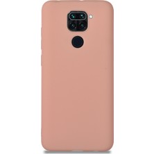 KZY Xiaomi Redmi Note 9 Kılıf Kamera Korumalı Premier Silikon Kapak Pudra