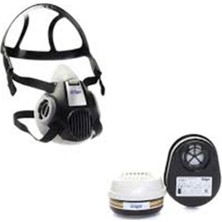 Drager x Plore 3300 Yarım Yüz Maske Filitre Dahil